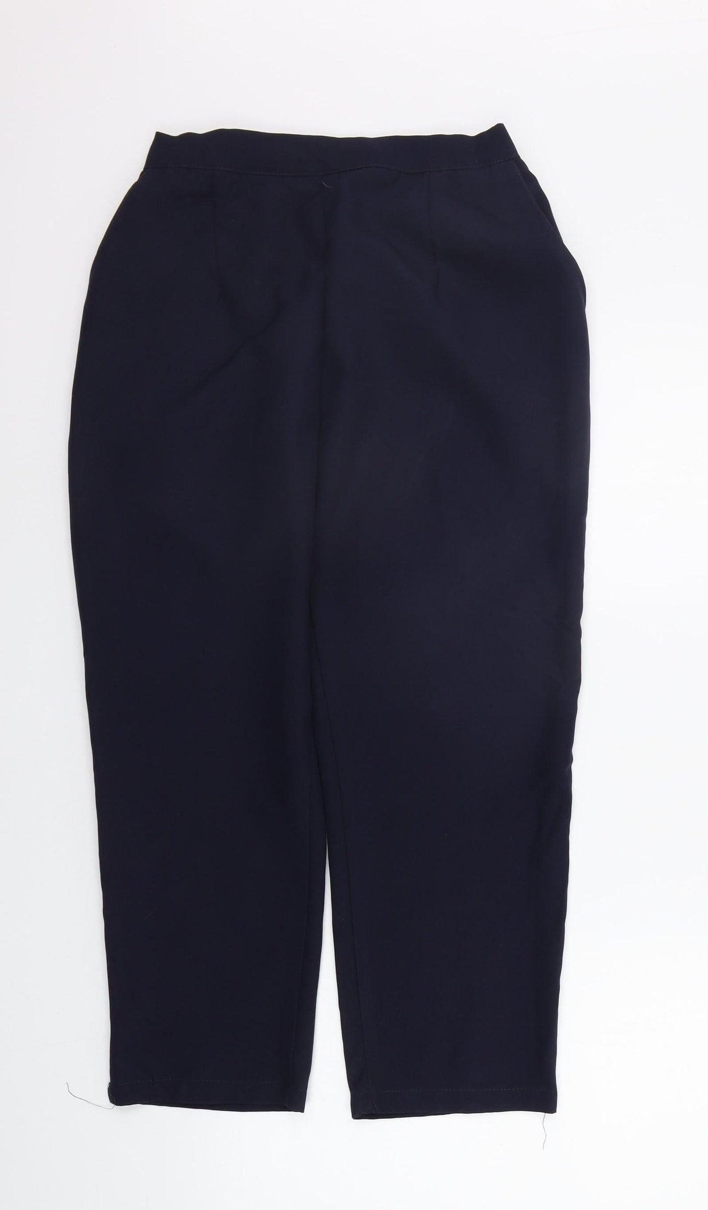 Womens UK Size 12 Preworn Regular Fit  Blue Trousers