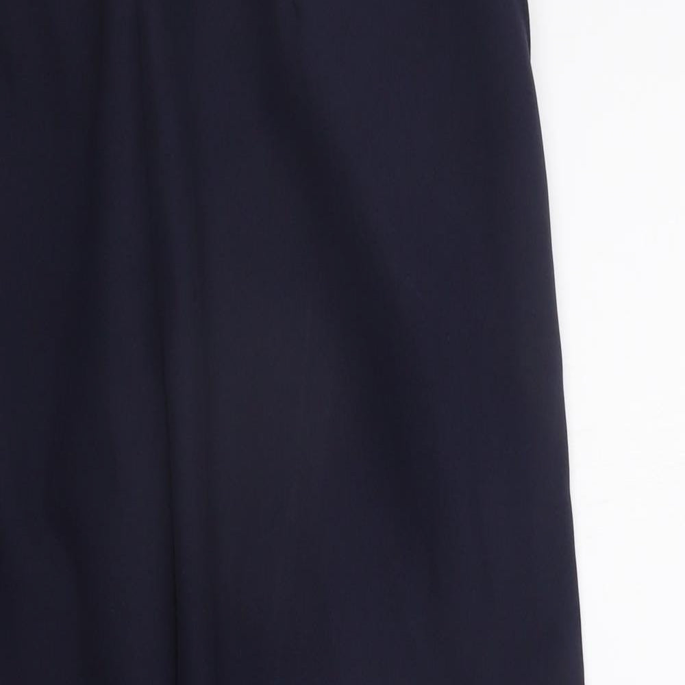 Womens UK Size 12 Preworn Regular Fit  Blue Trousers