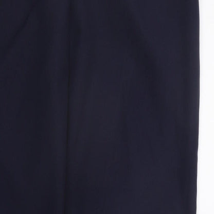 Womens UK Size 12 Preworn Regular Fit  Blue Trousers