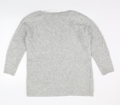 TU Womens Grey   Pullover Jumper Size 12
