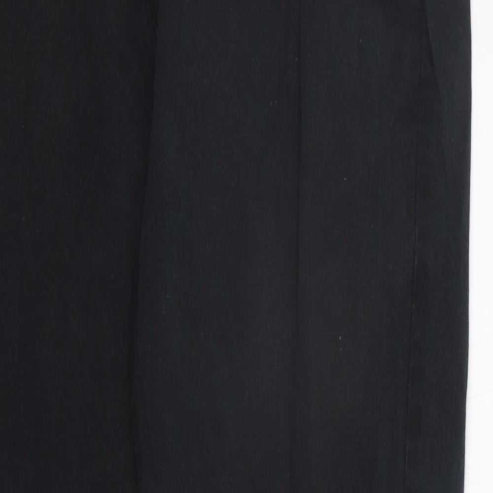 Womens UK Size 32 in NEXT Regular Fit  Black Trousers