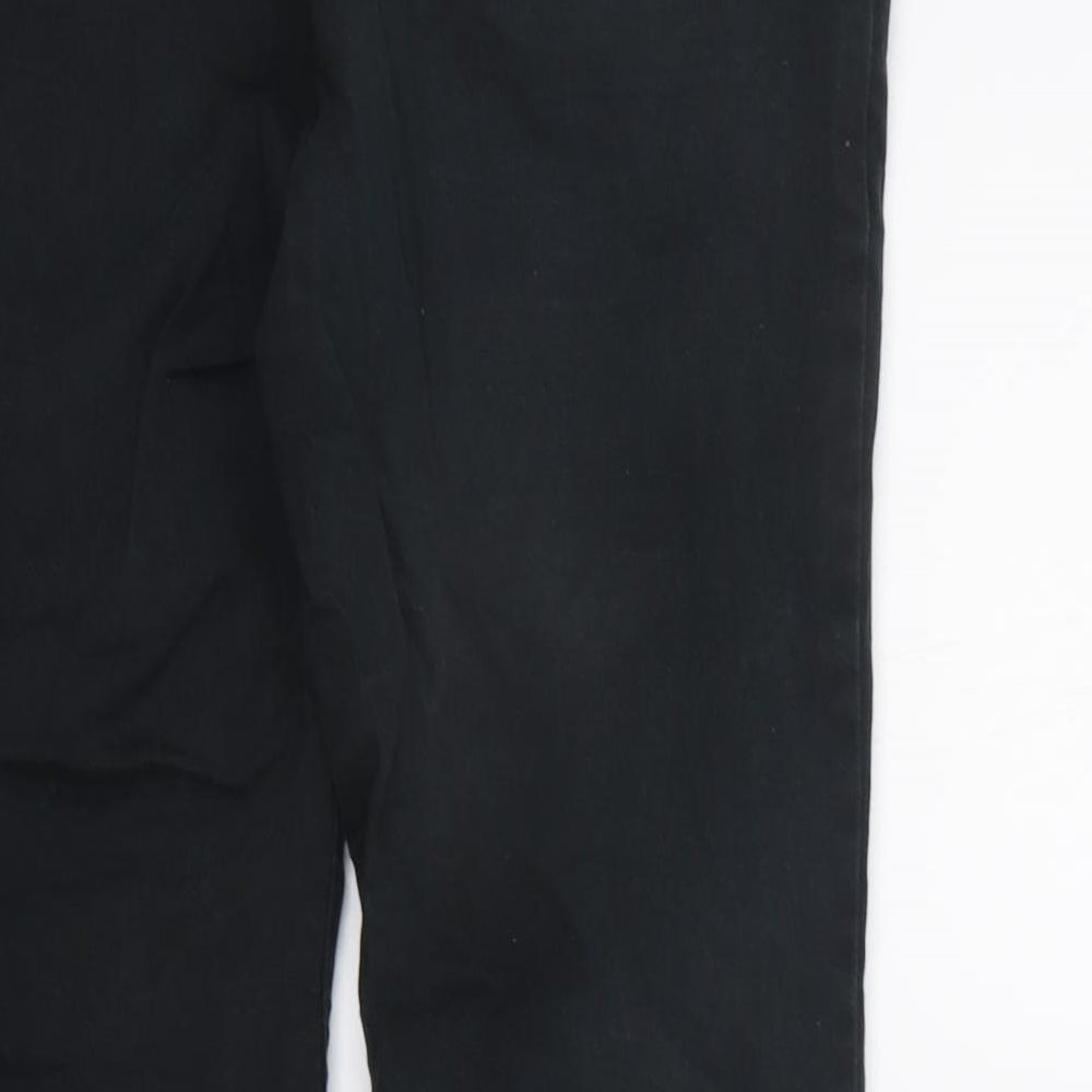 Womens UK Size 32 in NEXT Regular Fit  Black Trousers