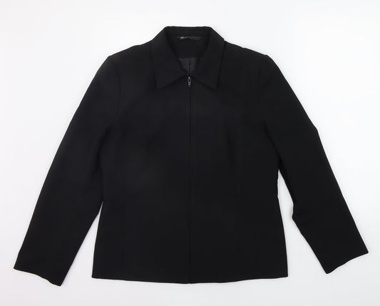 BHS Womens Black   Jacket Blazer Size 14