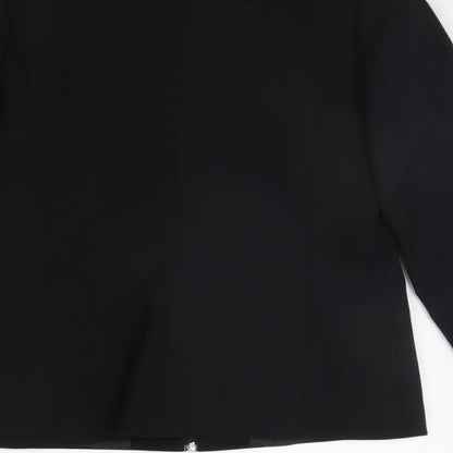 BHS Womens Black   Jacket Blazer Size 14