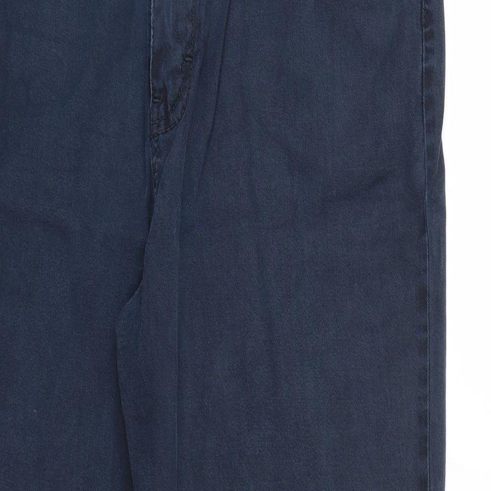 Womens UK Size 14 Marks & Spencer Regular Fit Straight Blue Jeans