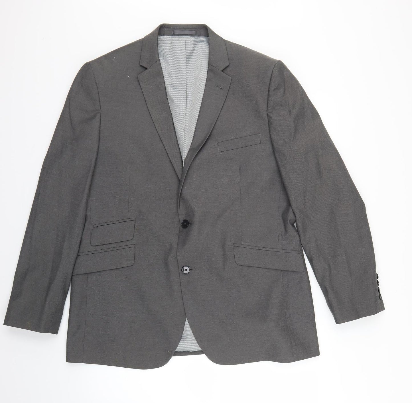 F&F Mens Grey   Jacket Blazer Size 44