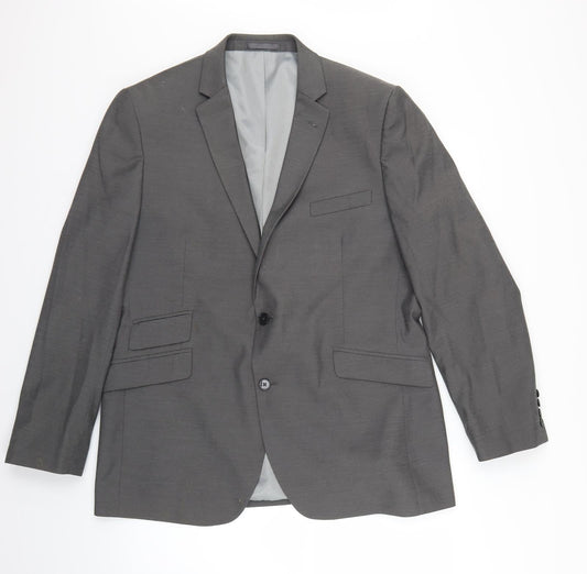 F&F Mens Grey   Jacket Blazer Size 44