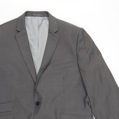 F&F Mens Grey   Jacket Blazer Size 44