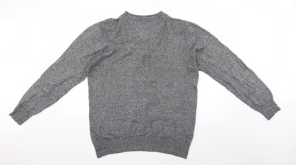 Brave Soul Mens Grey  Knit Pullover Jumper Size XL