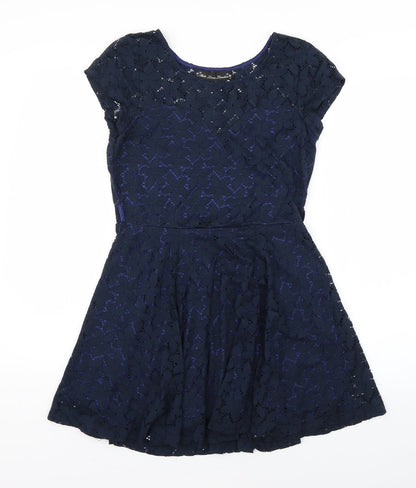 mila loves london Womens Blue   Fit & Flare  Size 8