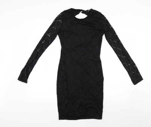 TALLY WEiJL Womens Black   Pencil Dress  Size 10
