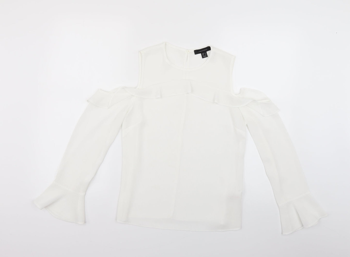 Atmosphere Womens White   Basic Blouse Size 6