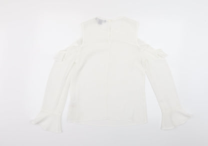Atmosphere Womens White   Basic Blouse Size 6