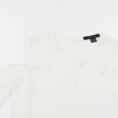 Atmosphere Womens White   Basic Blouse Size 6