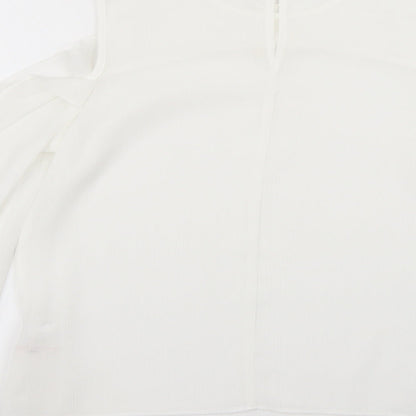 Atmosphere Womens White   Basic Blouse Size 6
