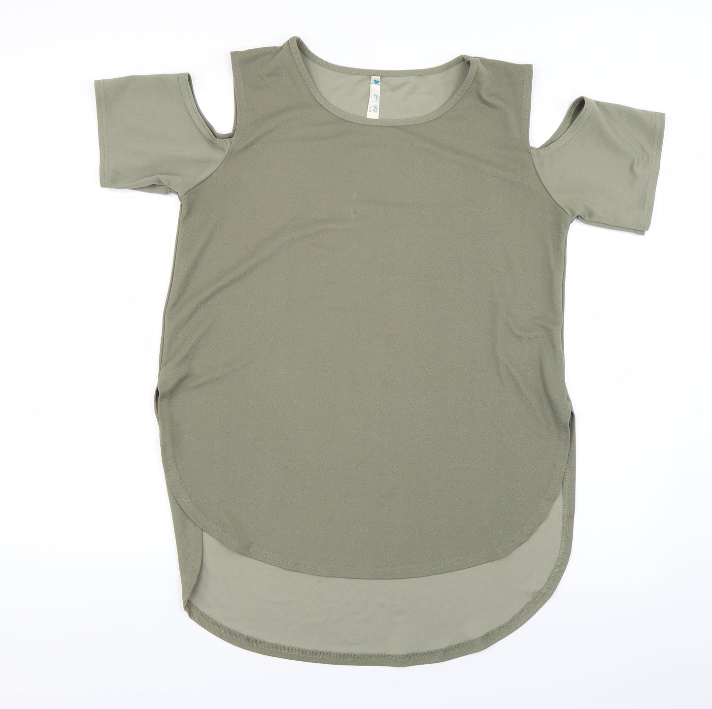 Blue Vanilla Womens Green   Basic Blouse Size M