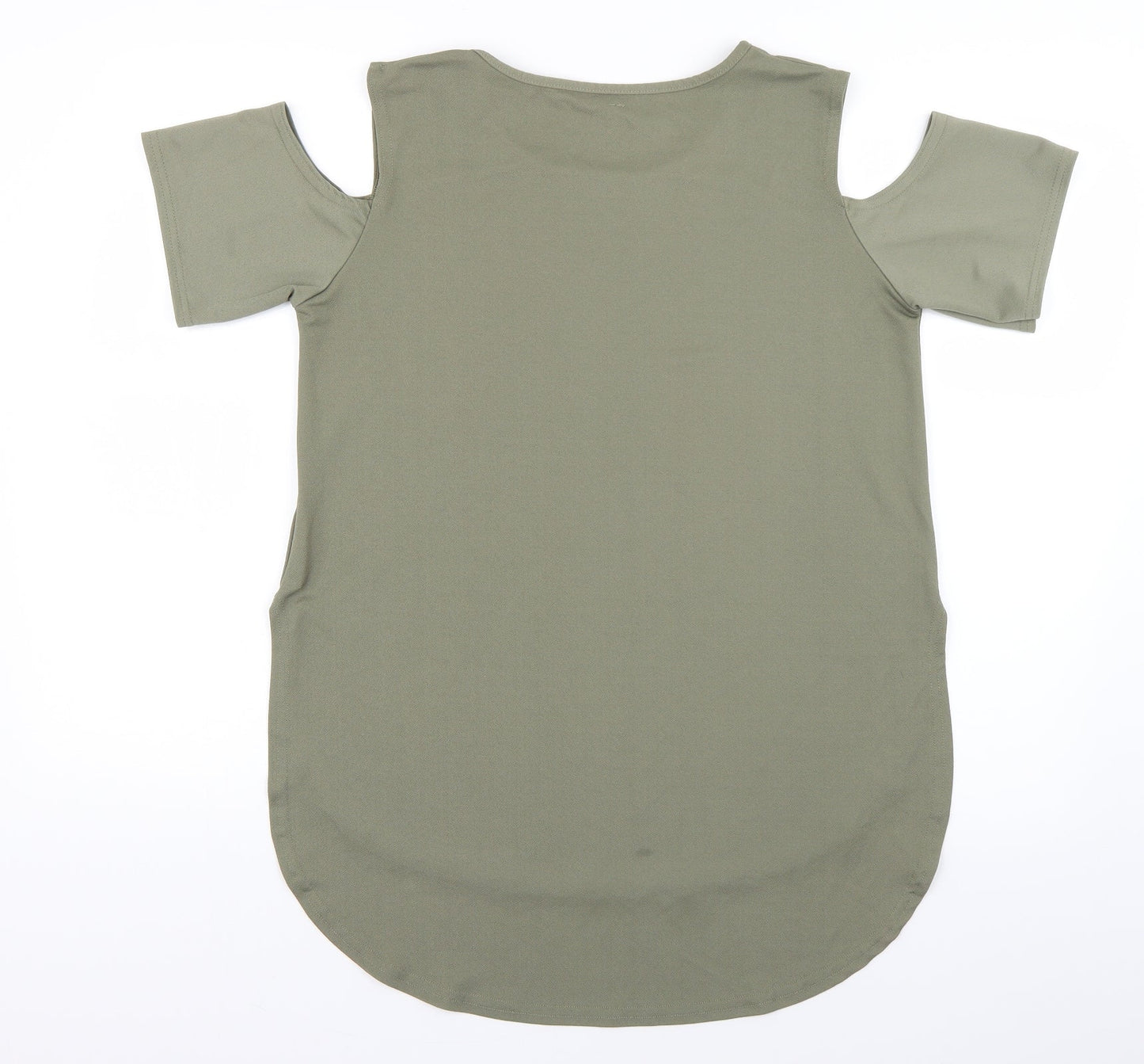 Blue Vanilla Womens Green   Basic Blouse Size M