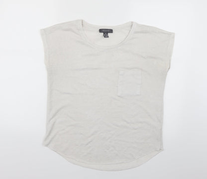Primark Womens White   Basic T-Shirt Size 6