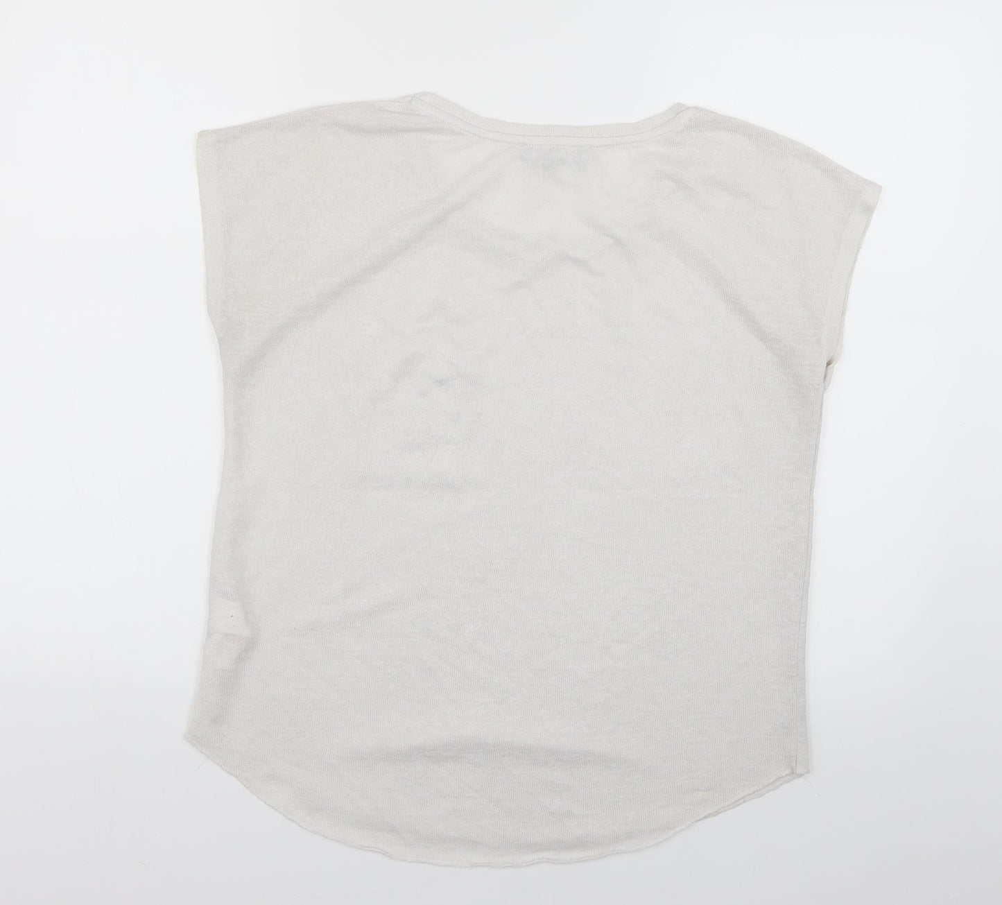 Primark Womens White   Basic T-Shirt Size 6