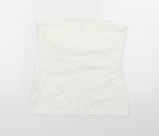 George Womens White   Cropped Tank Size 12
