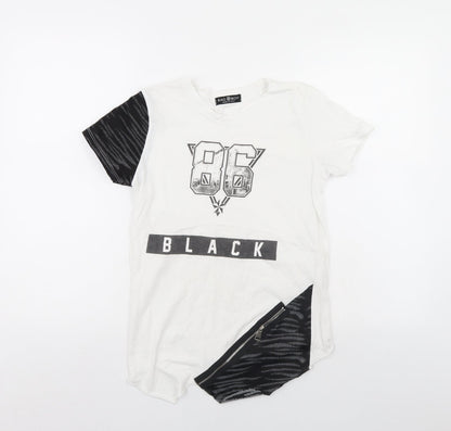 BAD BOY Boys White   Basic T-Shirt Size 11 Years
