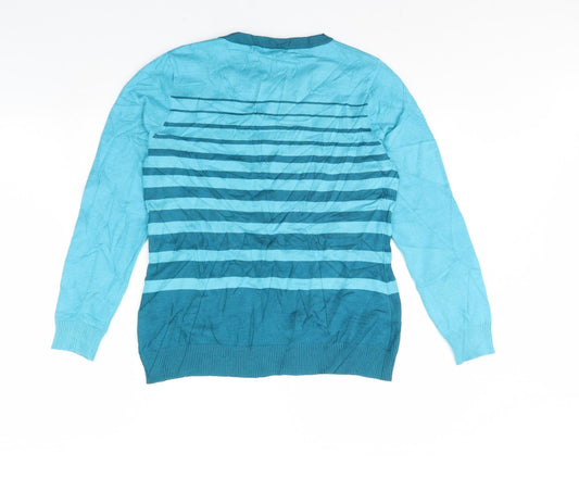 Womens UK Size S Bonmarché Blue Pullover Jumper