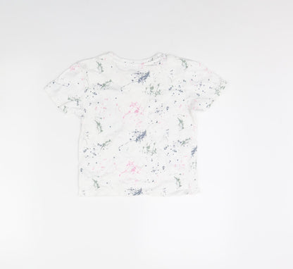 Primark Boys White   Basic T-Shirt Size 5 Years