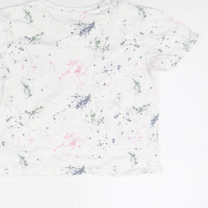 Primark Boys White   Basic T-Shirt Size 5 Years