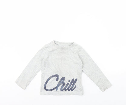 NEXT Boys Grey   Pullover Jumper Size 3 Years  - Chill