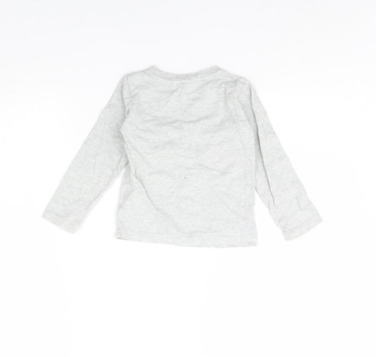 NEXT Boys Grey   Pullover Jumper Size 3 Years  - Chill