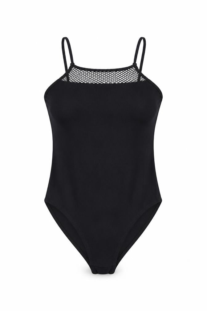 Womens UK Size XS Primark One-Piece Black Bodysuit