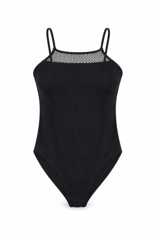 Womens UK Size XS Primark One-Piece Black Bodysuit
