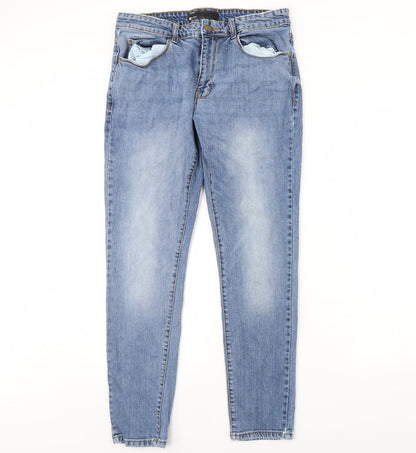 Very Womens Blue  Denim Straight Jeans Size 32 L30 in