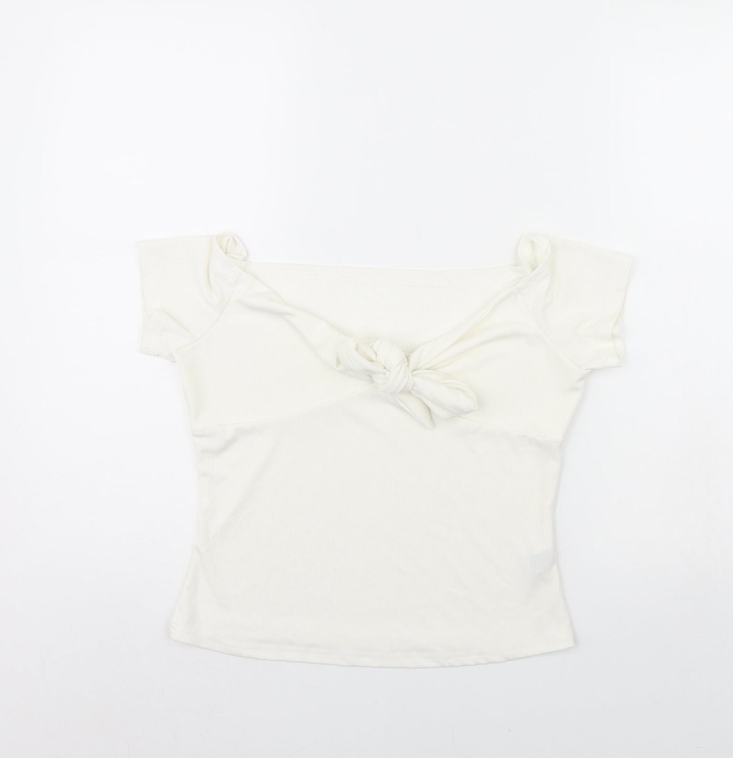 Shein  Womens Ivory   Basic Blouse Size L