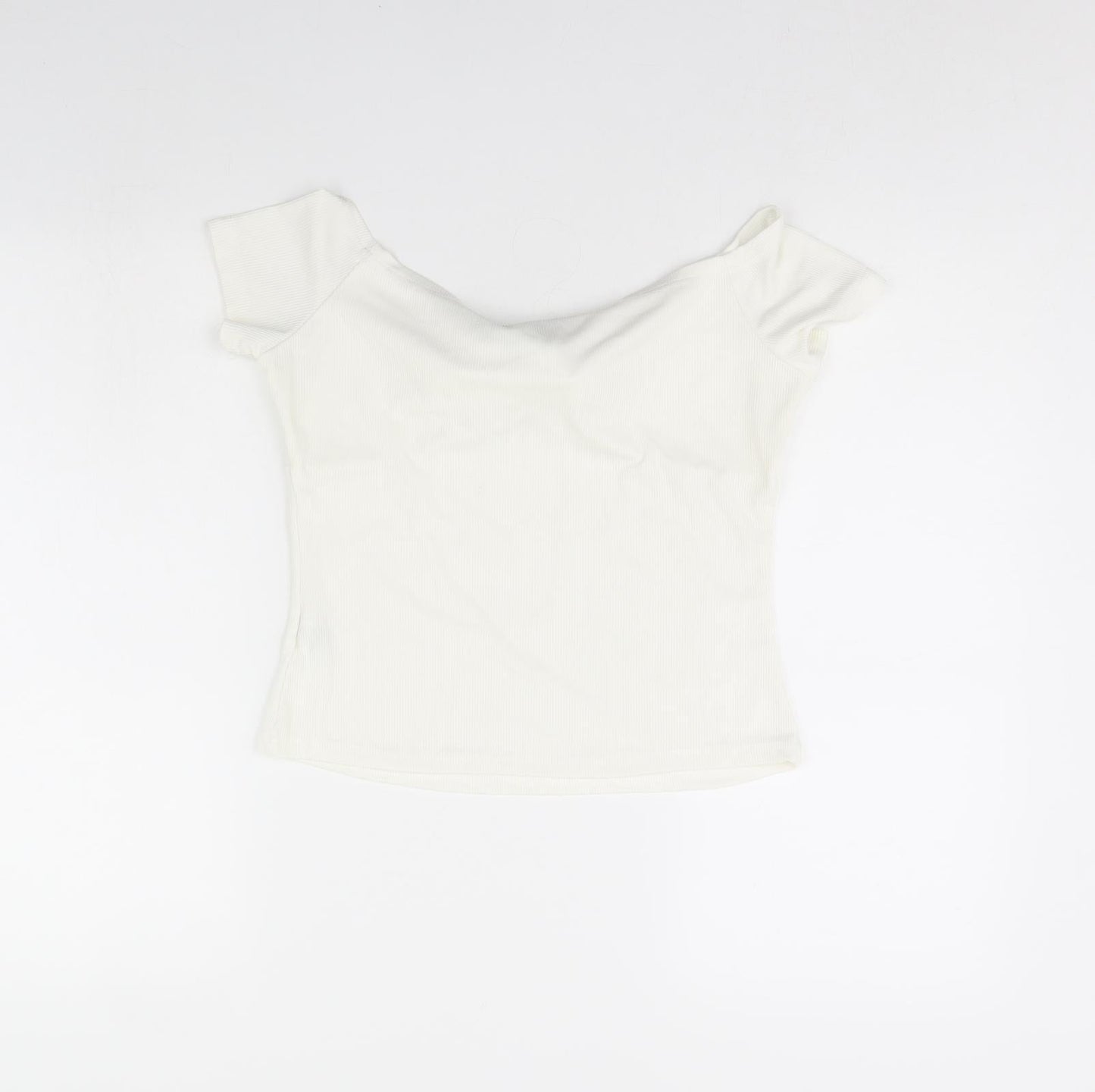 Shein  Womens Ivory   Basic Blouse Size L