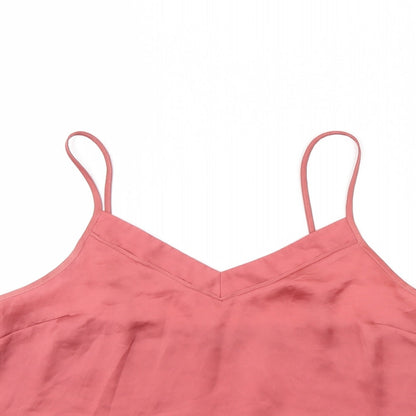 Womens UK Size 12 Secret Possesions Pink Basic Tank