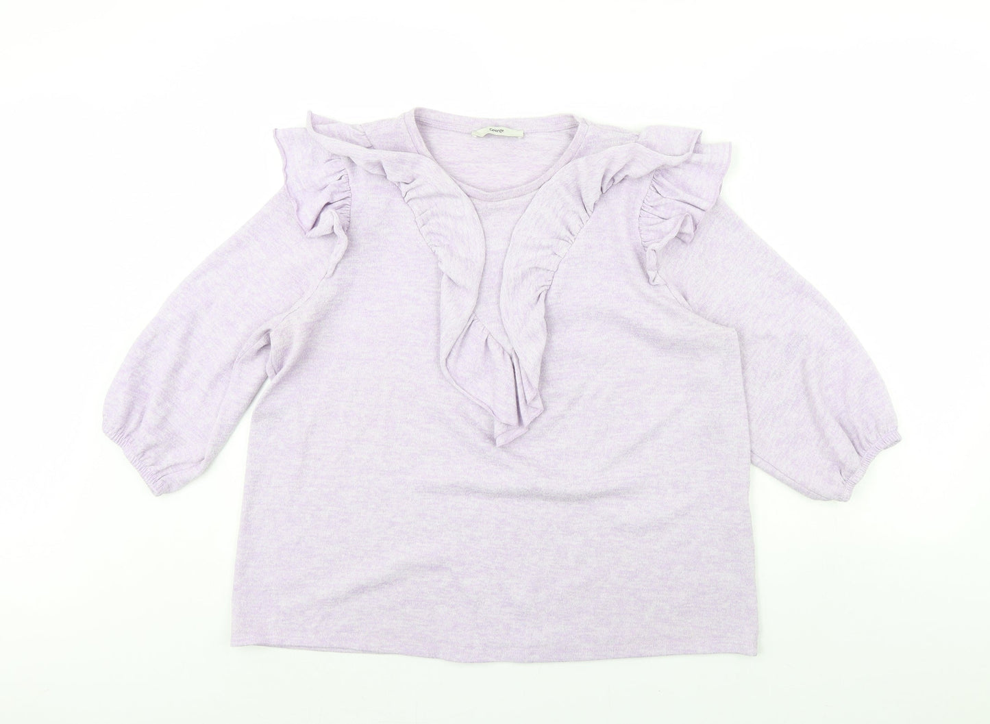 George Womens Purple   Pullover Jumper Size L