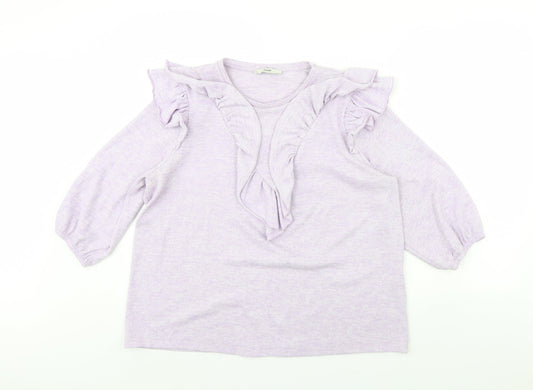 George Womens Purple   Pullover Jumper Size L