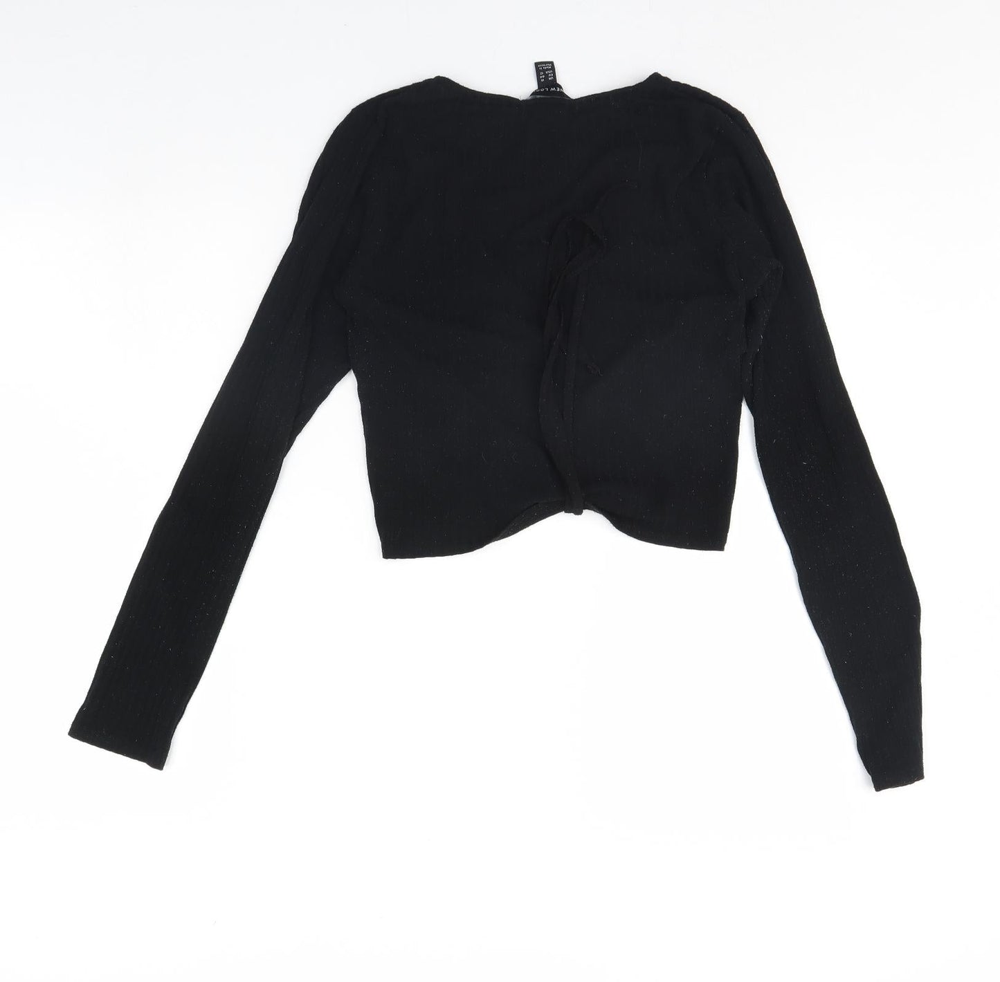 Womens UK Size 16 New Look Black Basic Blouse
