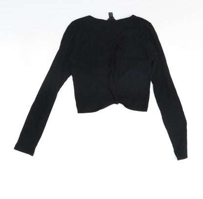 Womens UK Size 16 New Look Black Basic Blouse