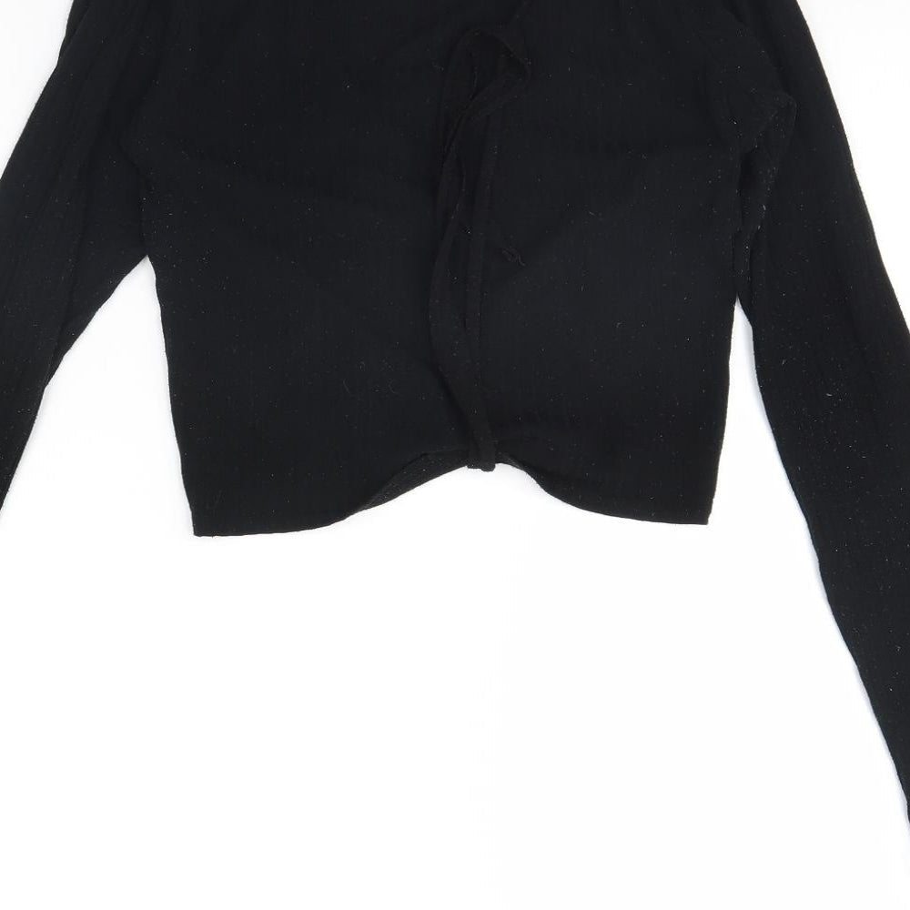 Womens UK Size 16 New Look Black Basic Blouse