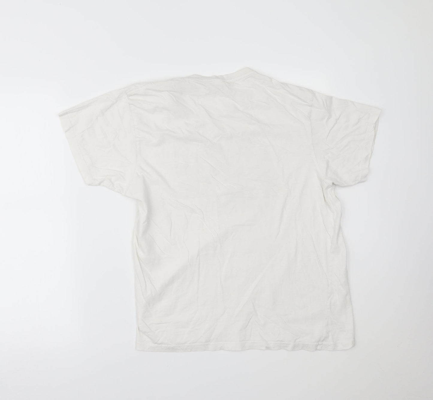 Joey Roo Mens White    T-Shirt Size M