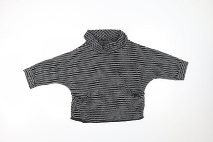 Womens UK Size 8 Preworn Grey Basic Blouse