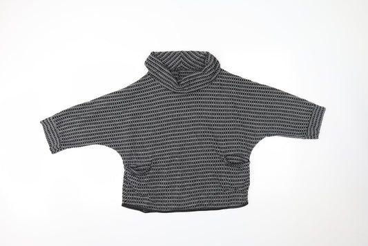 Womens UK Size 8 Preworn Grey Basic Blouse