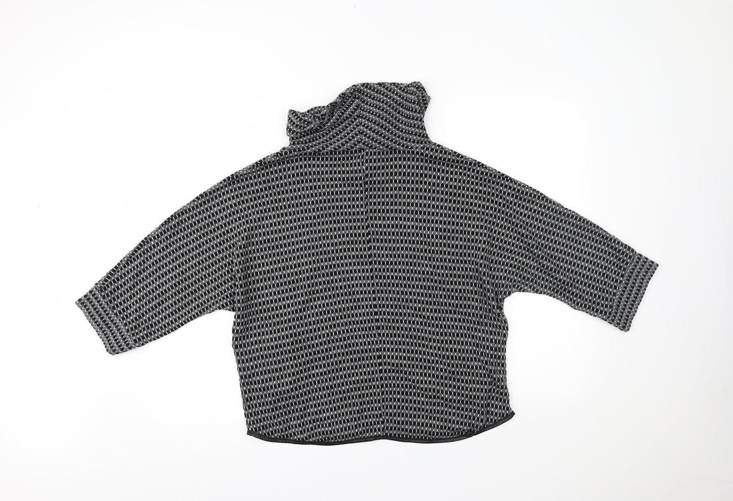 Womens UK Size 8 Preworn Grey Basic Blouse