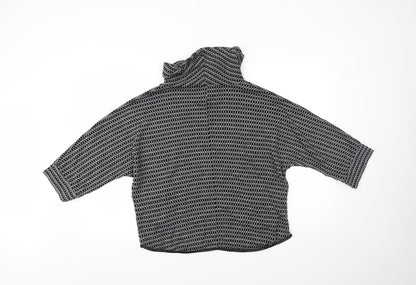 Womens UK Size 8 Preworn Grey Basic Blouse