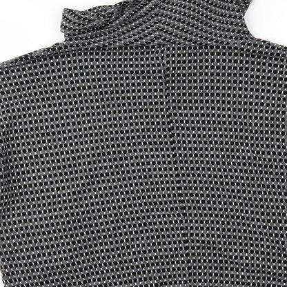 Womens UK Size 8 Preworn Grey Basic Blouse