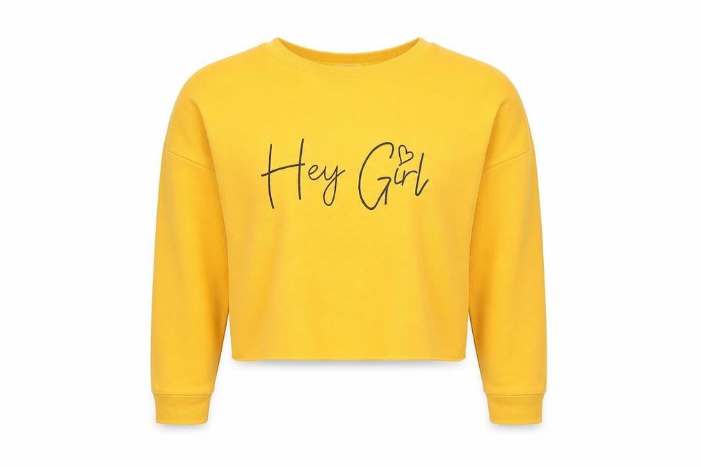 Womens UK Size S Primark Yellow Henley Jumper