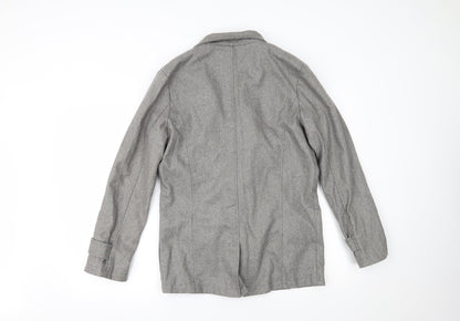 inmur Womens Grey   Overcoat Coat Size L