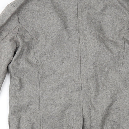inmur Womens Grey   Overcoat Coat Size L